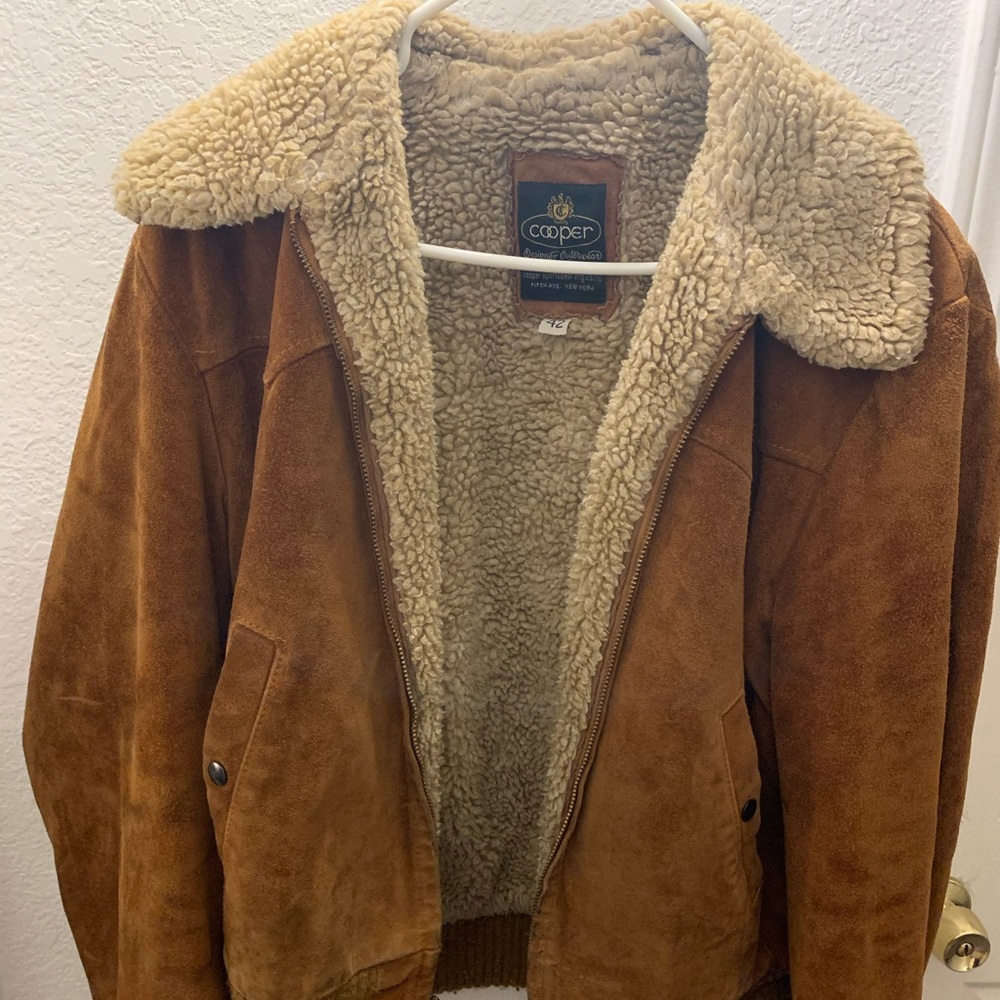 Cooper Leather Teddy Jacket